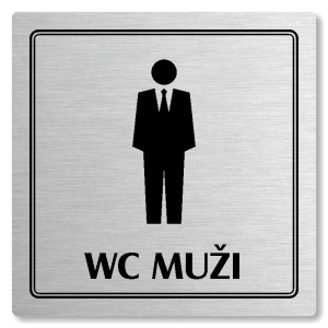 Piktogram WC muži